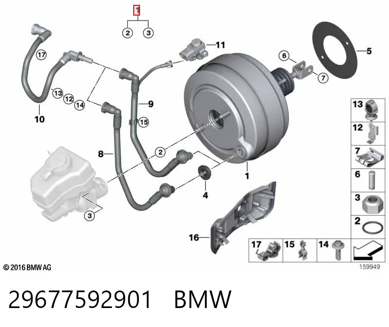  Усилитель тормозов BMW 3 