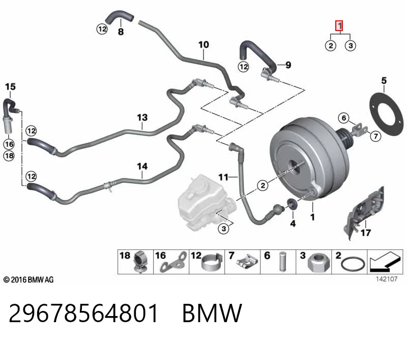 Вакуумник BMW X1 внедорожник (E84) (2009 - 2015) цена, от 28.22 USD