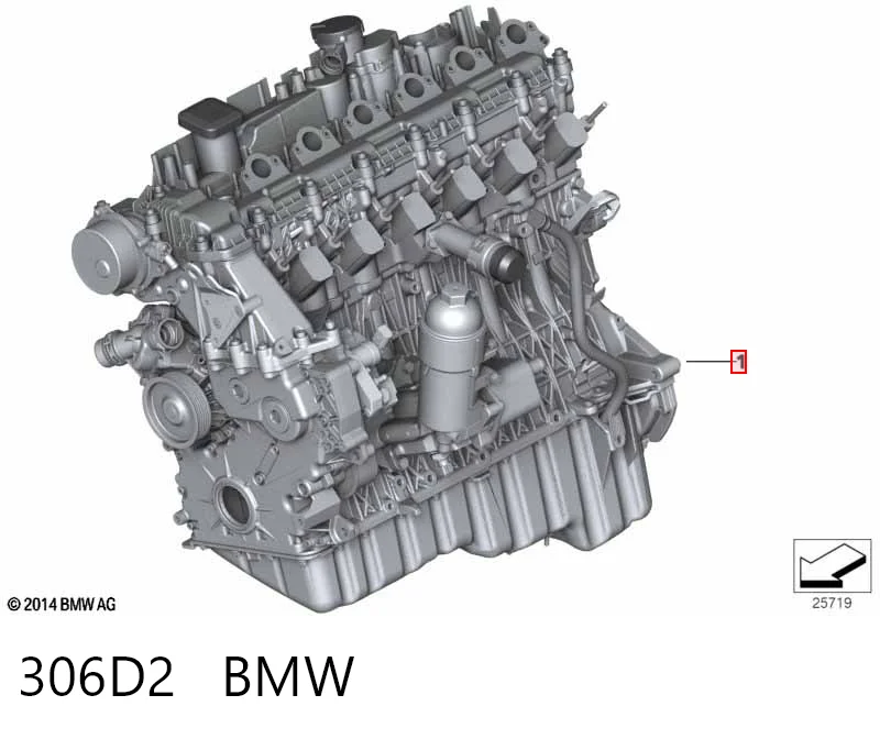 306D2 BMW Мотор в сборе