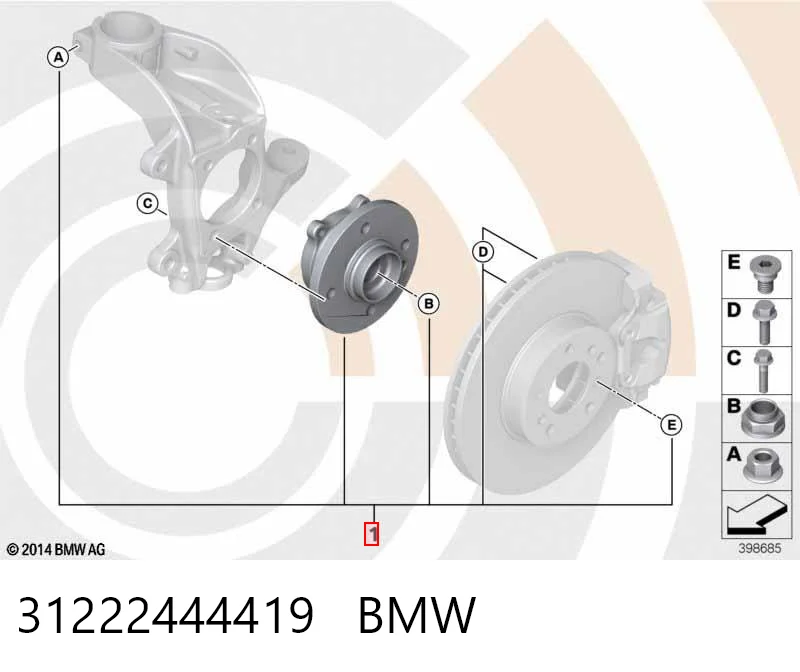 31222444419 BMW 