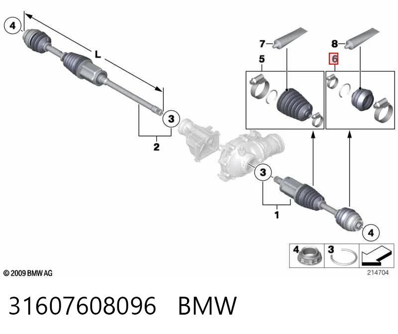 Пыльник ШРУСа передней полуоси наружный Posterparts BB7977
