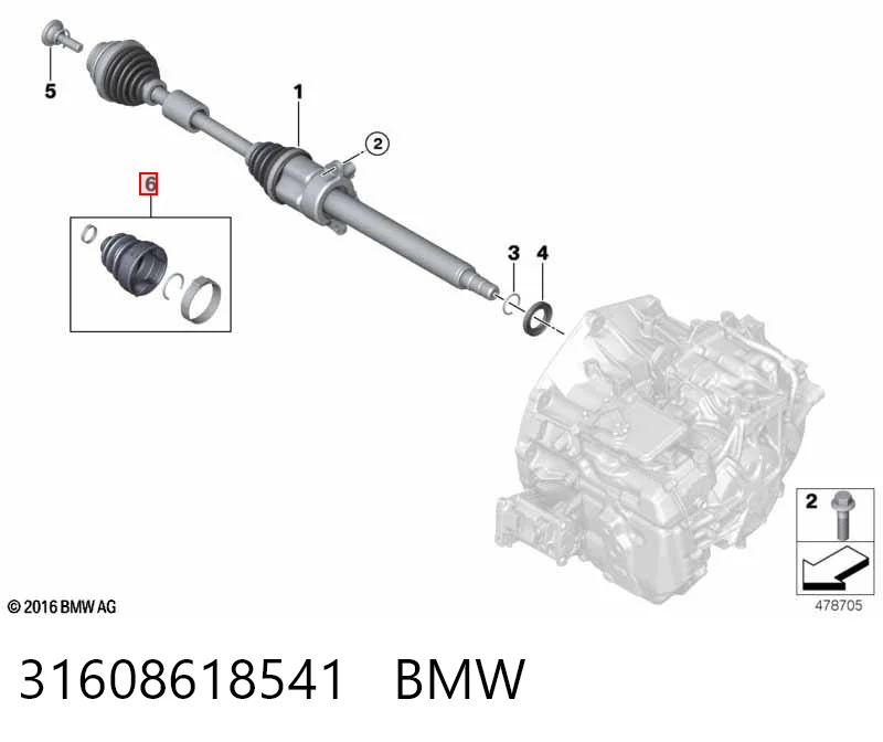 Пыльник ШРУСа внутренний 0036168 GKN-Spidan