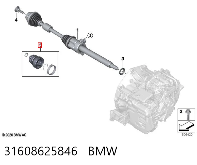 Пыльник ШРУСа передней полуоси внутренний левый 0036351 GKN-Spidan