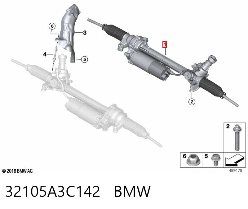Рейка рулевая MSG Rebuilding BW129R