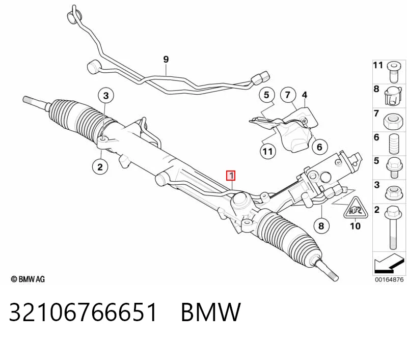 32106766651 BMW Управление рулевое в сборе