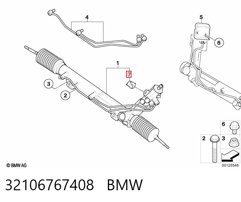 32106767408 BMW Распределитель рулевого управления