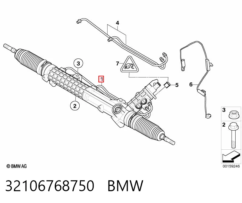 32106768750 BMW Управление рулевое в сборе