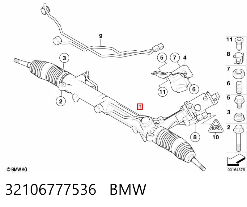32106777536 BMW Управление рулевое в сборе