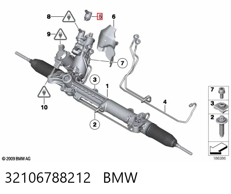 32106788212 BMW Распределитель рулевого управления