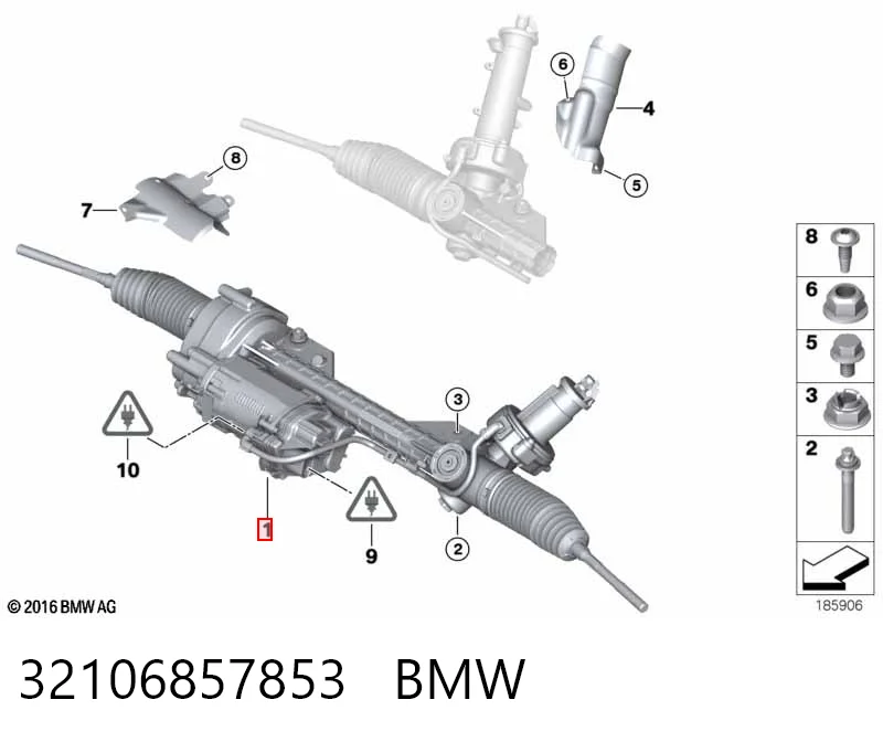 32106857853 BMW Управление рулевое в сборе