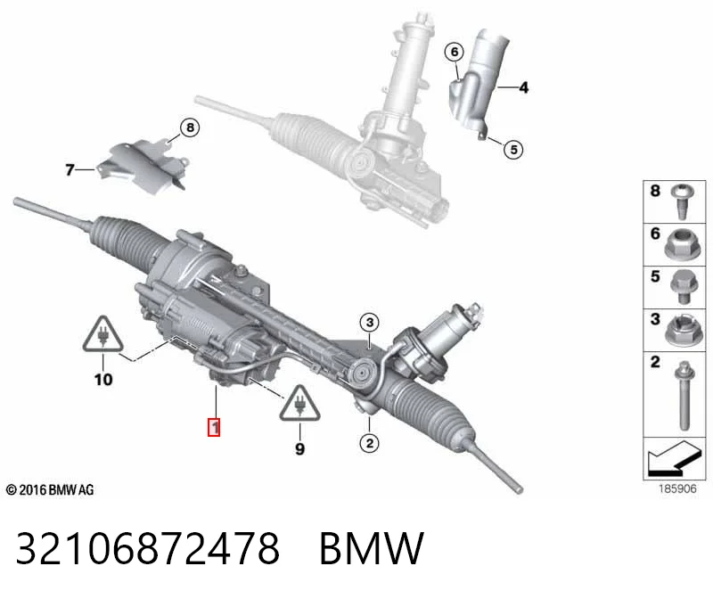 32106872478 BMW Управление рулевое в сборе