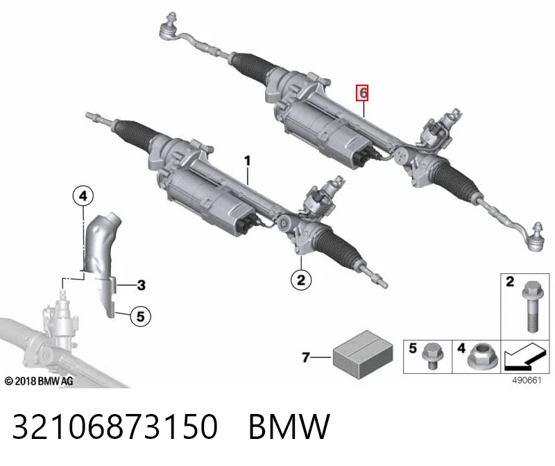 32106873150 BMW Управление рулевое в сборе