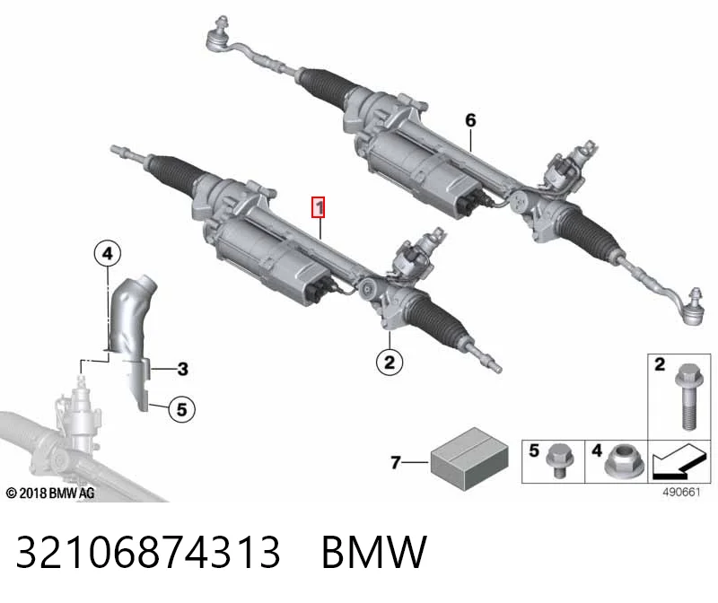 32106874313 BMW Управление рулевое в сборе