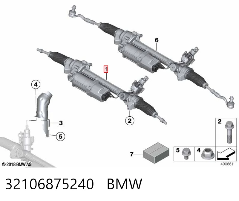 32106875240 BMW Управление рулевое в сборе