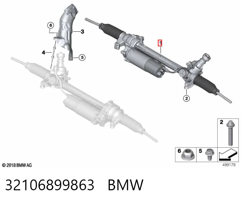 32106899863 BMW Управление рулевое в сборе