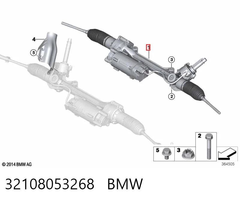 32108053268 BMW Управление рулевое в сборе