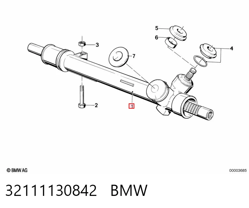 32111130842 BMW Управление рулевое в сборе