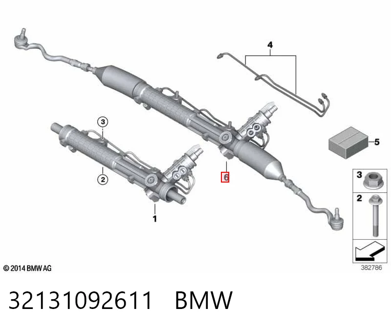 32131092611 BMW Управление рулевое в сборе
