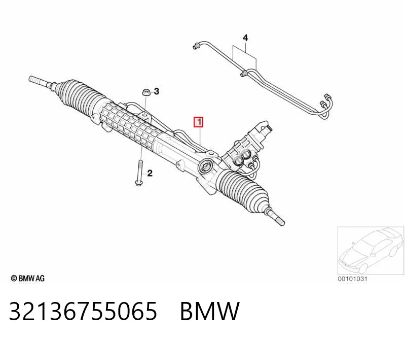 32136755065 BMW Управление рулевое в сборе