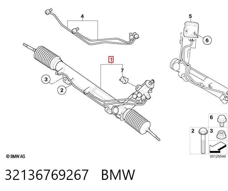 32136769267 BMW Управление рулевое в сборе