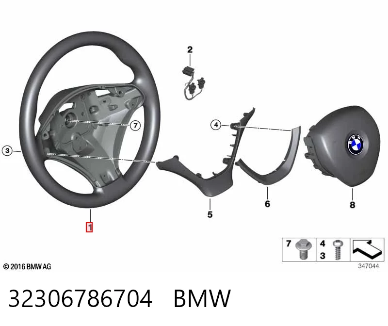 Колесо рулевое на BMW X6  E71