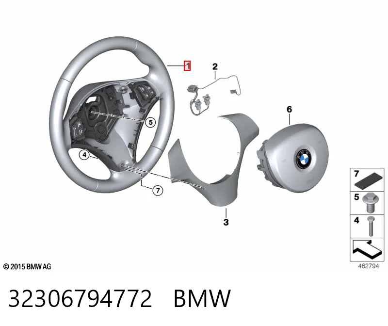Руль BMW 3 универсал (E91) (2004 - 2012) цена, от 56.69 USD