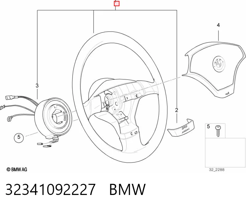 Колесо рулевое на BMW 3  E36