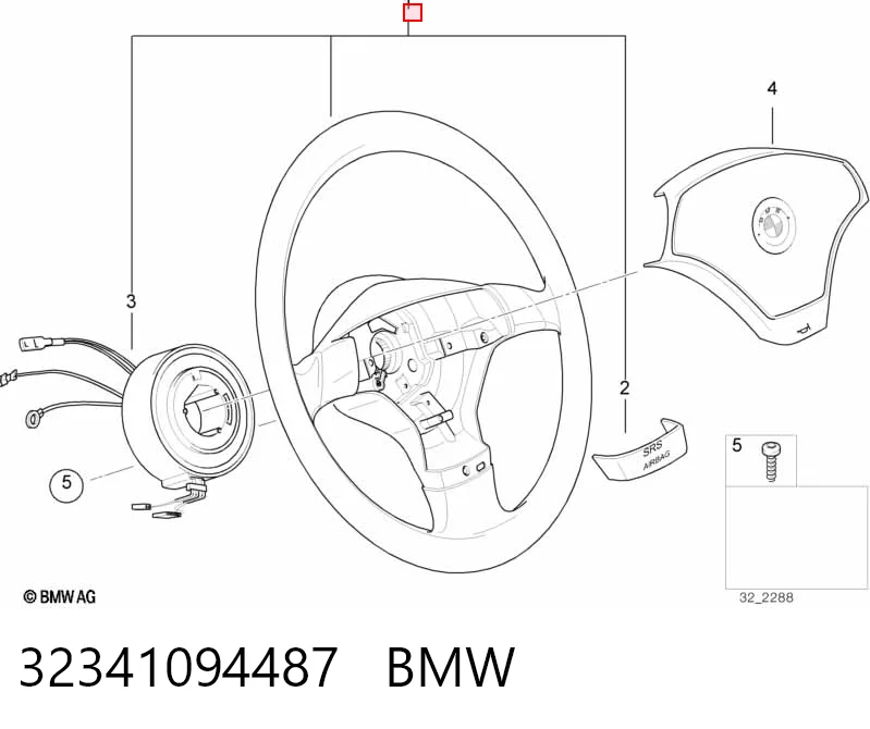 Колесо рулевое на BMW 3  E36