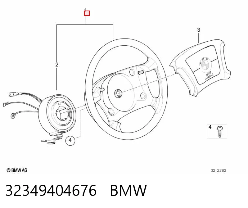 Колесо рулевое на BMW 5  E39