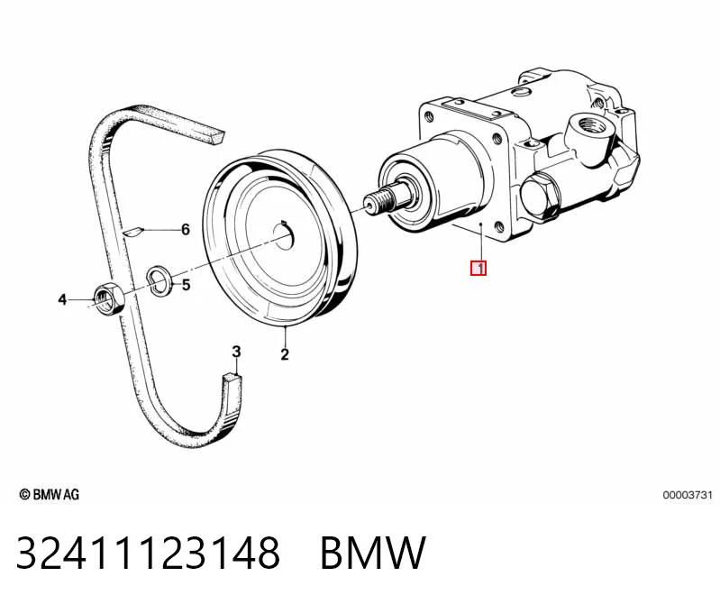 Купить 1123633 Ford Насос рулевого управления