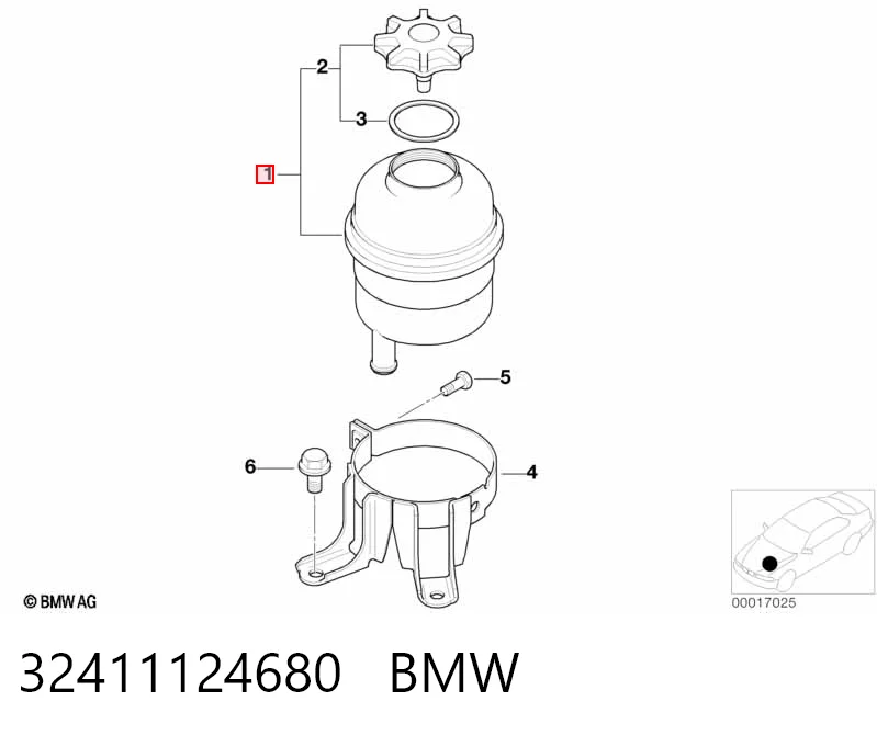 32411124680 BMW Бак масляный