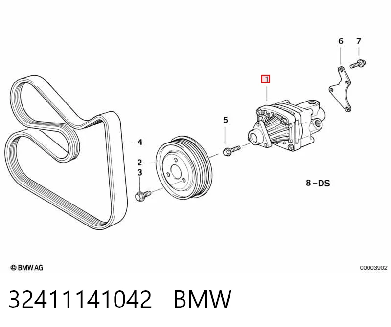 32411141042 BMW ГУР руля