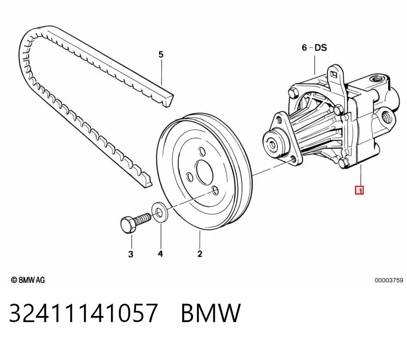 ГУР руля на BMW 7  E32