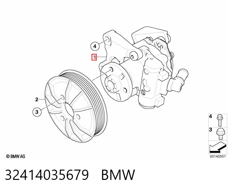 32414035679 BMW ГУР руля