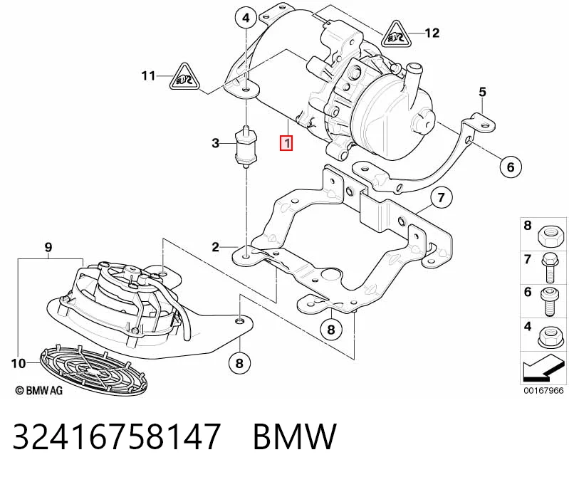 32416758147 BMW ГУР руля