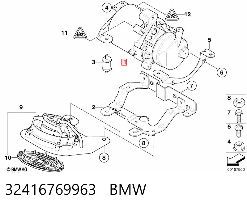 32416769963 BMW ГУР руля