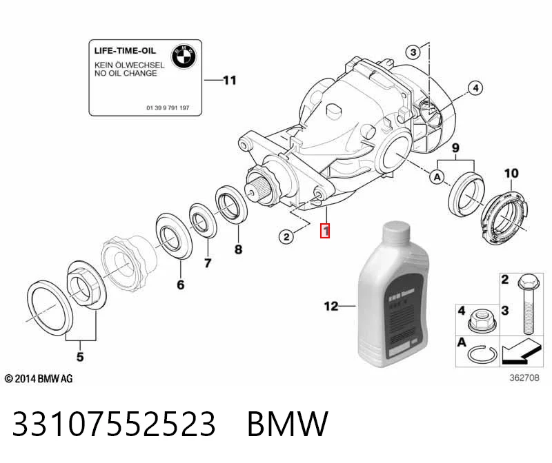 33107552523 BMW 