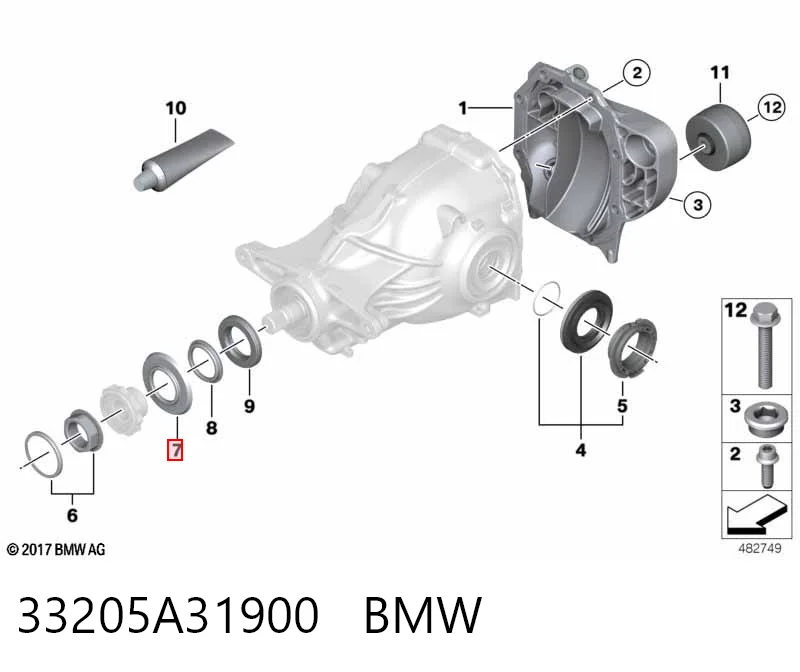 33205A31900 BMW 