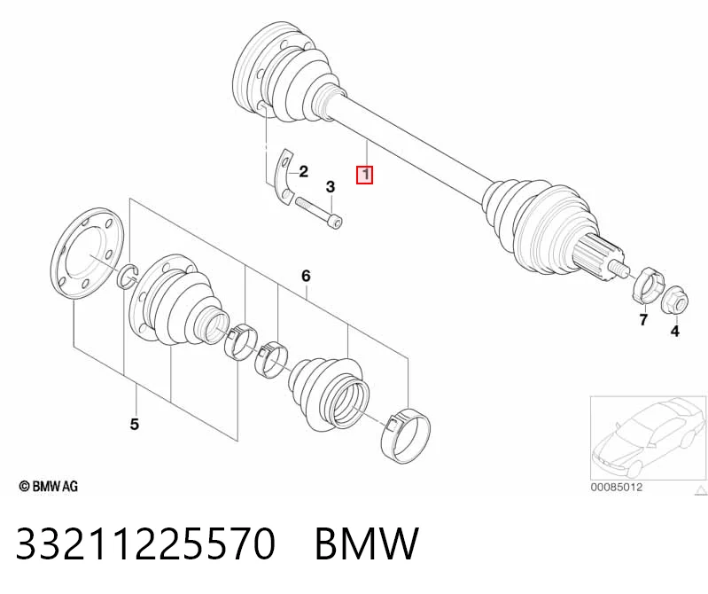 Приводы задних колес GKN-Spidan 0020430 цена, от 119.07 USD