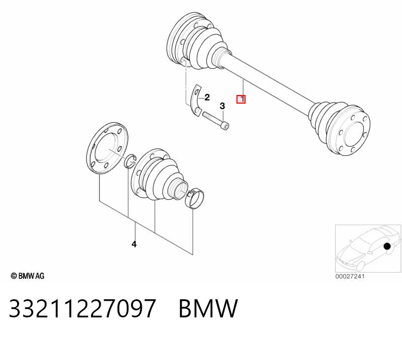 Привод задний на BMW 7  E32