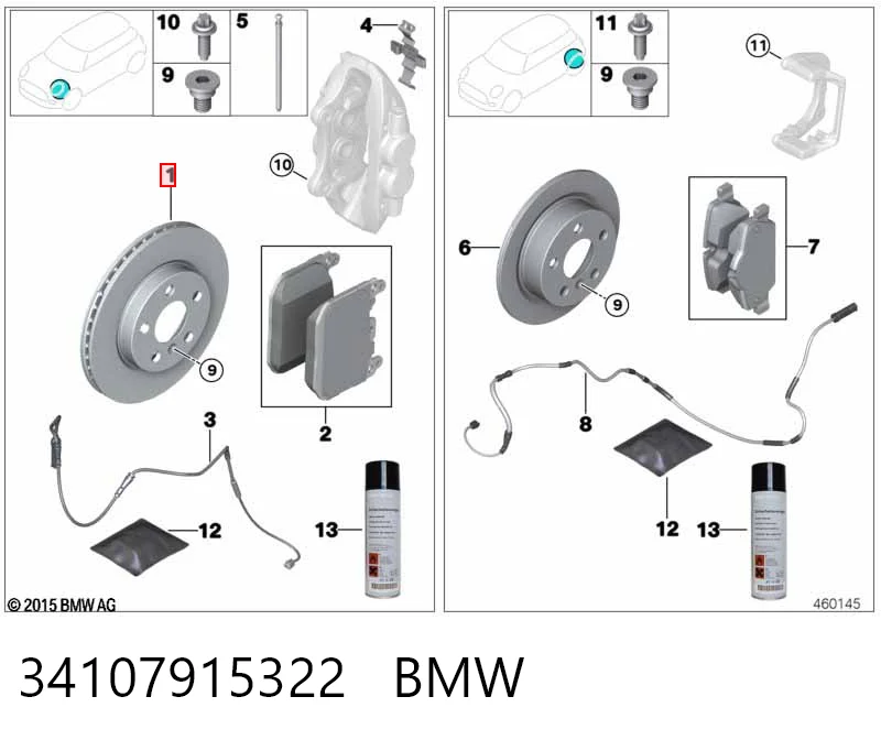 34107915322 BMW