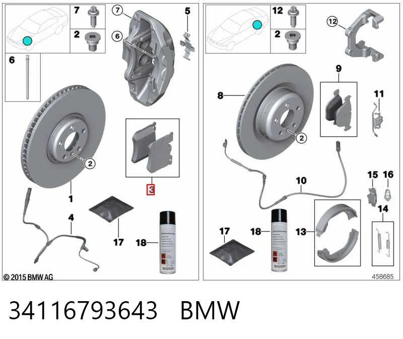 34116793643 BMW