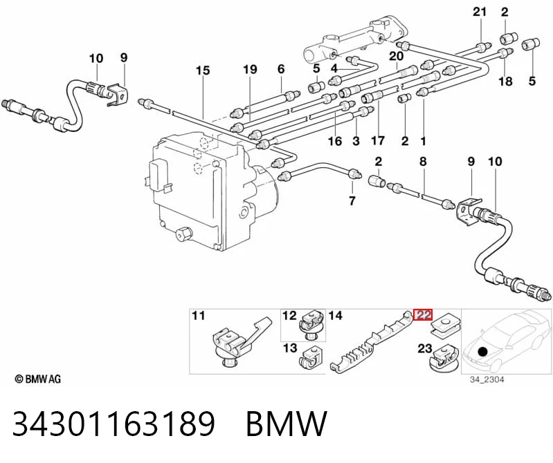34301163189 BMW