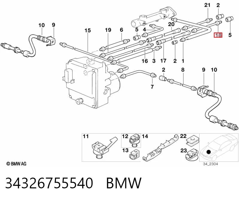 34326755540 BMW
