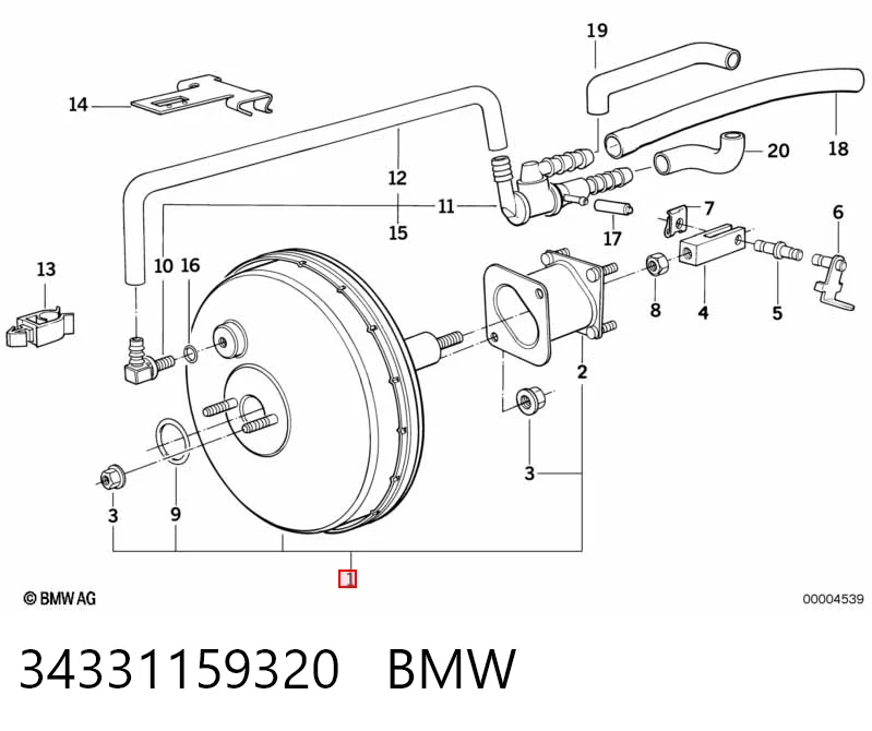 Вакуумник BMW 5 седан (E34) (1987 - 1995) цена, от 190.05 USD