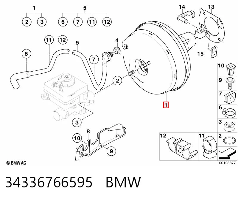 Вакуумник BMW 5 седан (E60) (2003 - 2009) цена, от 63.35 USD