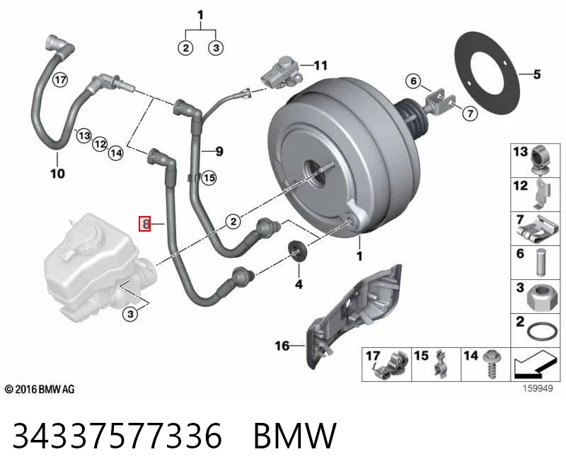 Трубопроводы усилителя вакуумного Autlog KL3270 цена, от 12.68 USD
