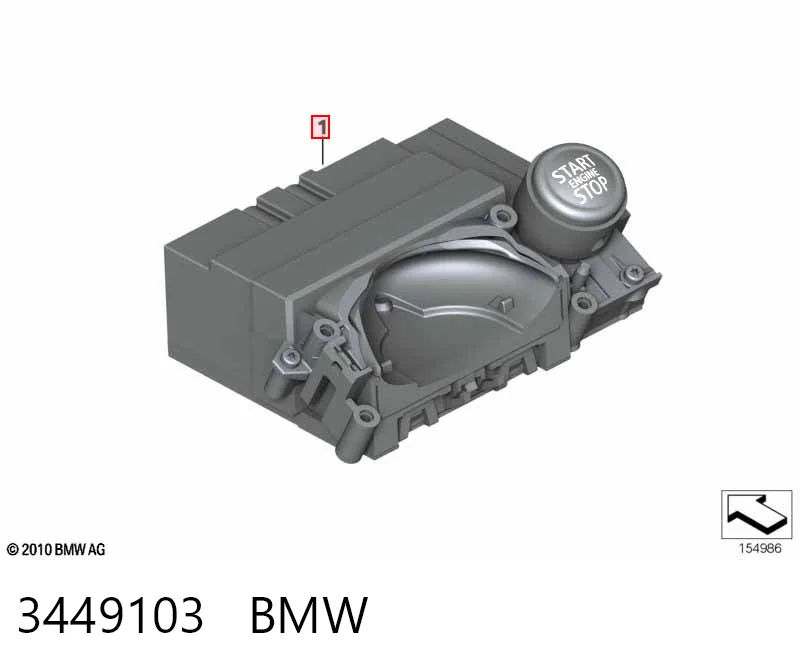 3449103 BMW Кнопка стоп-старт