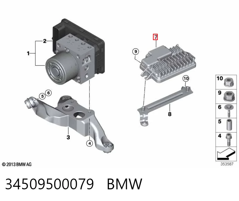 9500014 BMW ЭБУ ABS