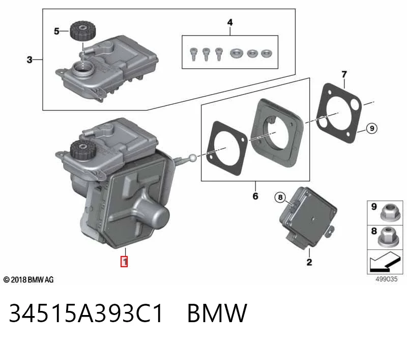 Вакуумник BMW 34515A29149 цена, от 633.47 USD